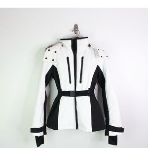Topshop SNO Black & White Faux Fur Ski Jacket 4